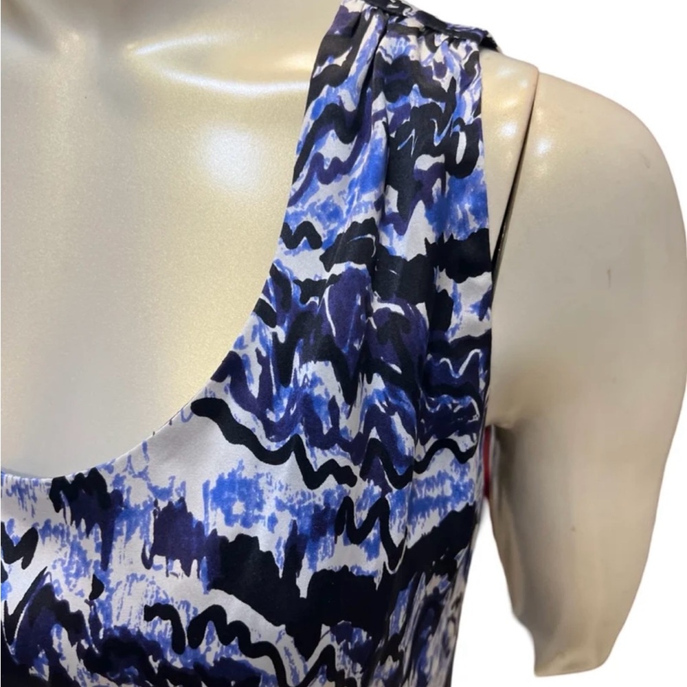 Balenciaga Blue and Black Abstract Tank Top - Picture 6 of 8